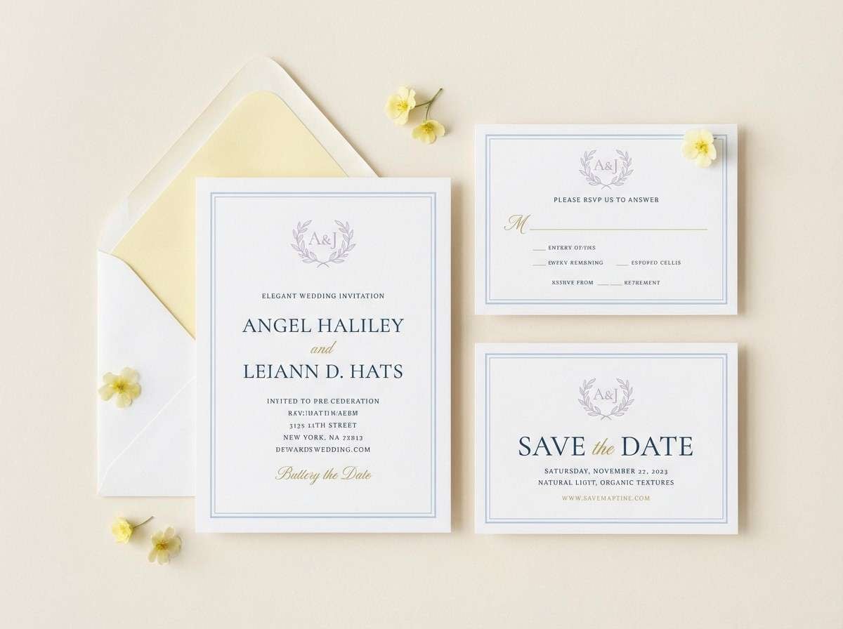 wedding invitation suite