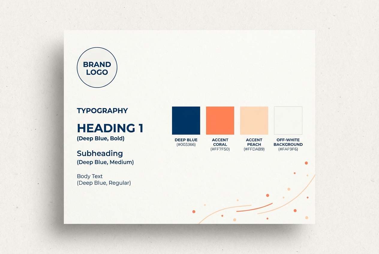 brand guidelines sheet