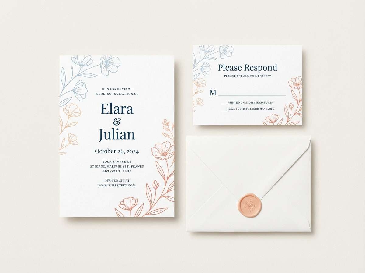 wedding invitation suite