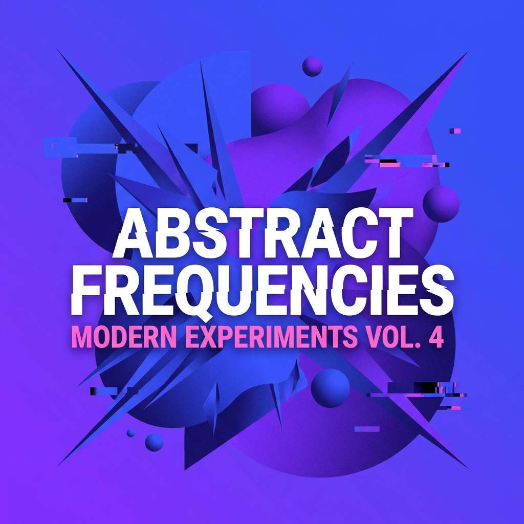 abstract album cover in blues