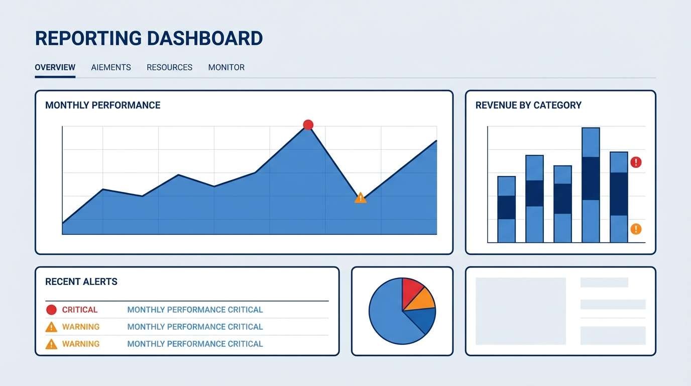 reporting dashboard charts