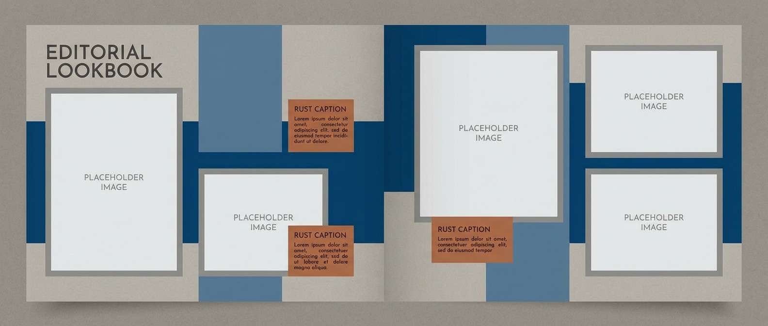 industrial lookbook layout