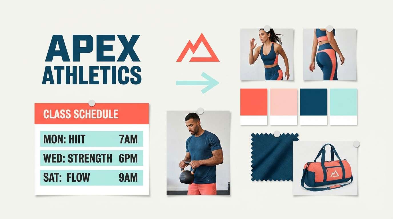 fitness branding board