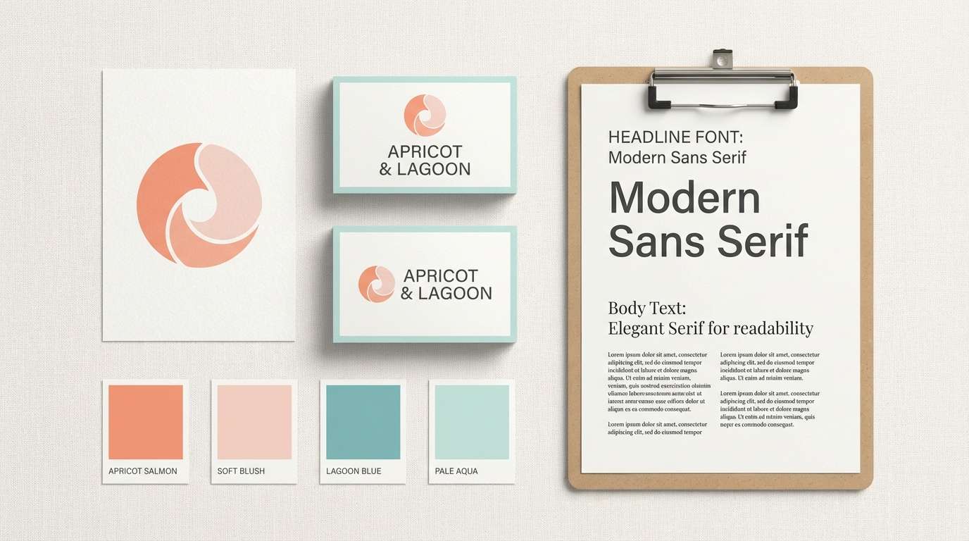 brand identity kit layout