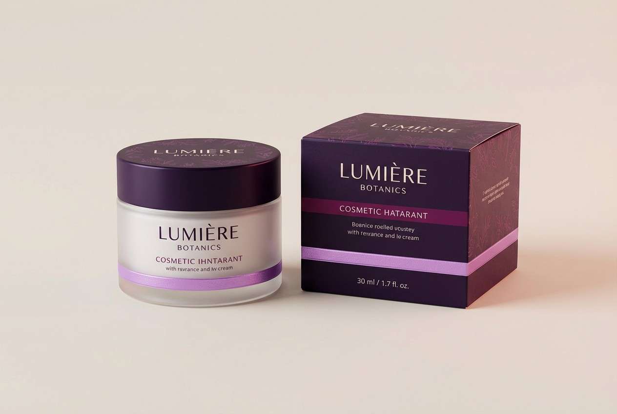 velvet violet beauty packaging