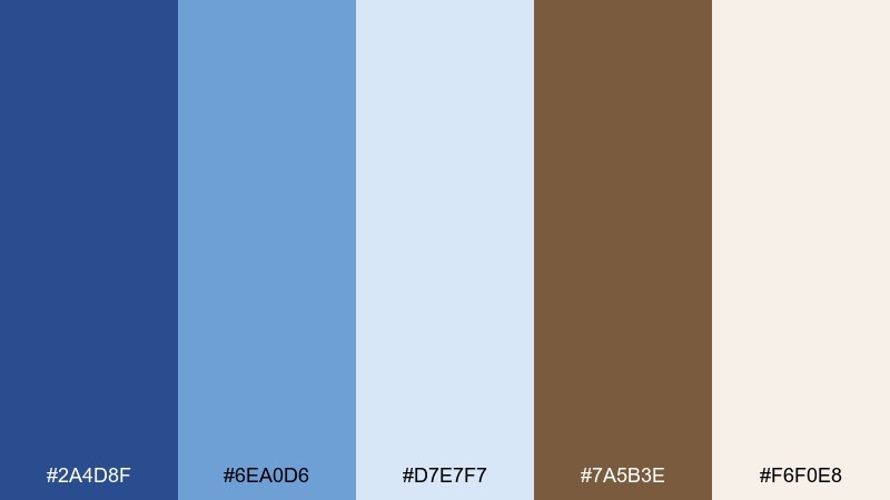 bluejay bark color palette with hex codes