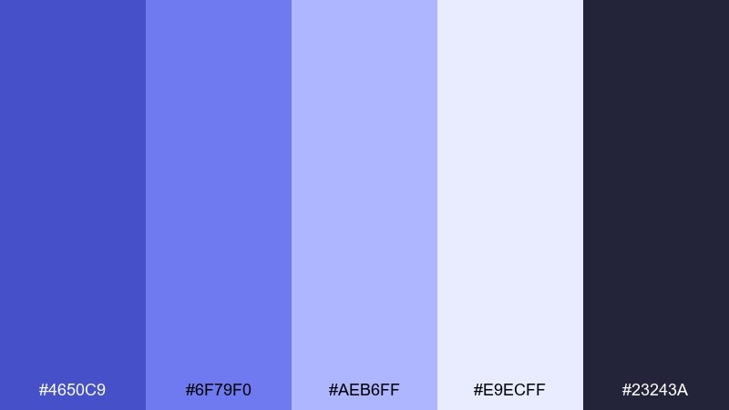 blueprint lavender blue lavender color palette with hex codes