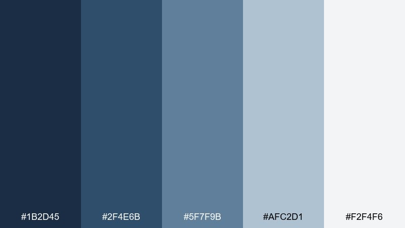 blueprint studio color palette with hex codes