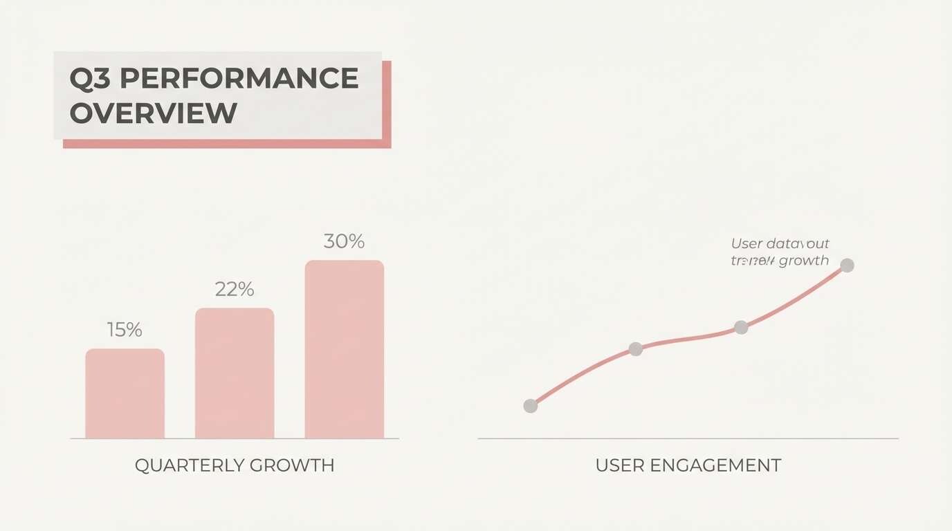 minimal blush slide design