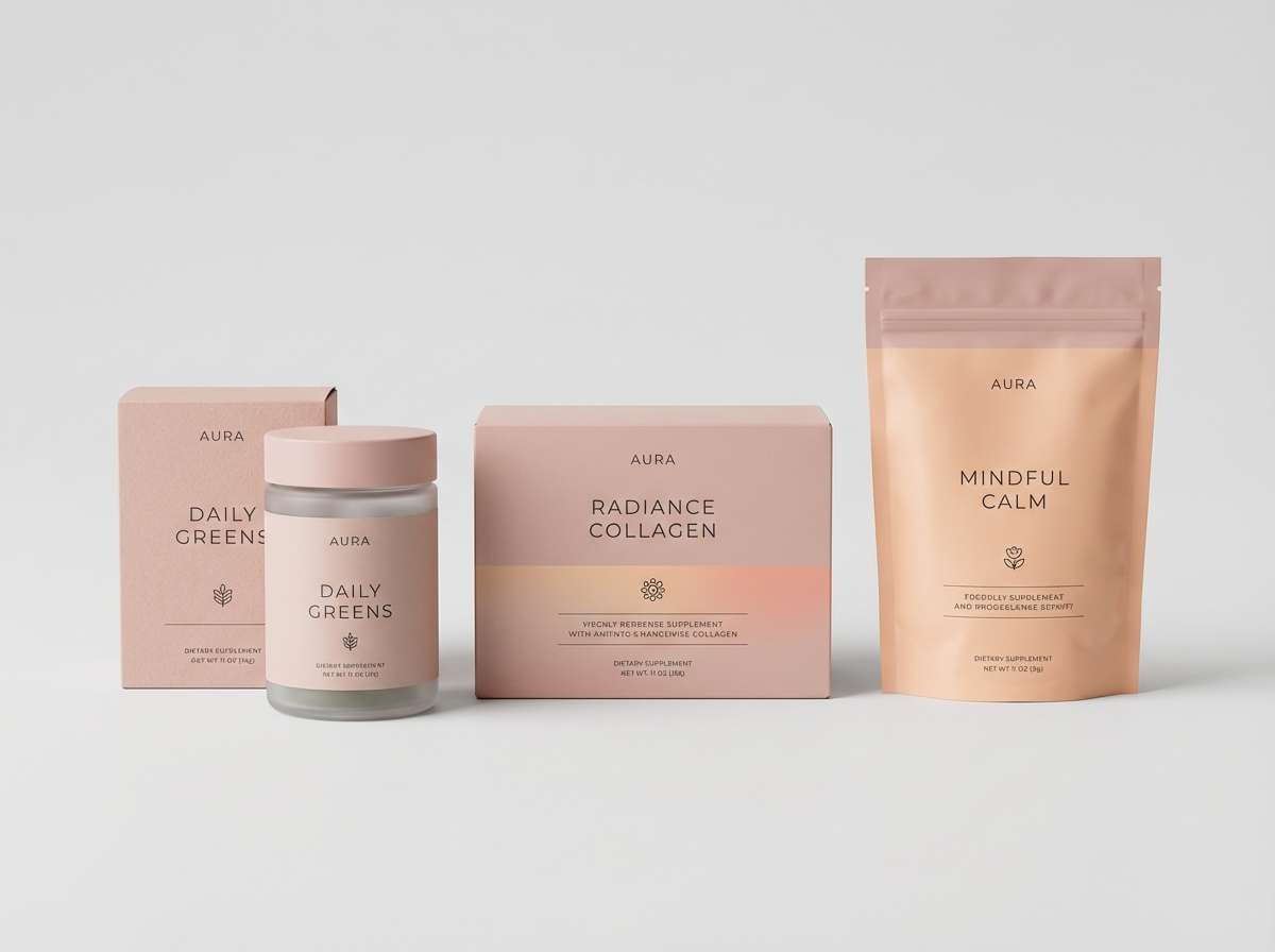 blush citrus packaging design