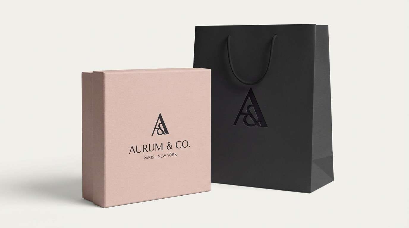 luxury blush branding mockup