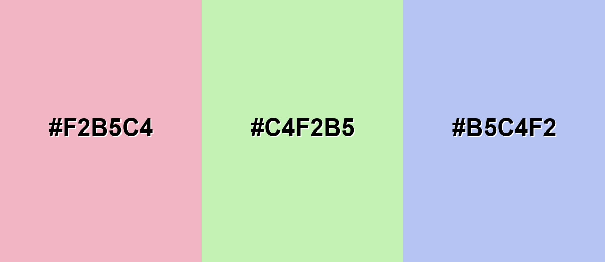 triadic combinations of blush-pink-color