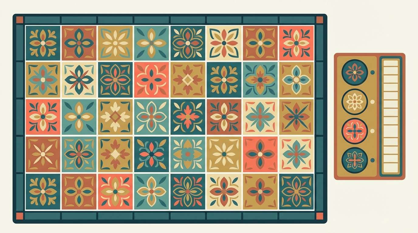 tile pattern board grid