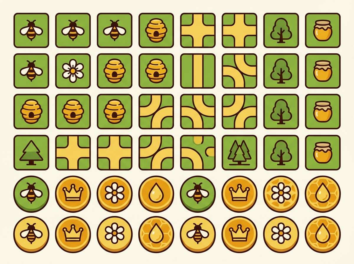 tile icons and tokens