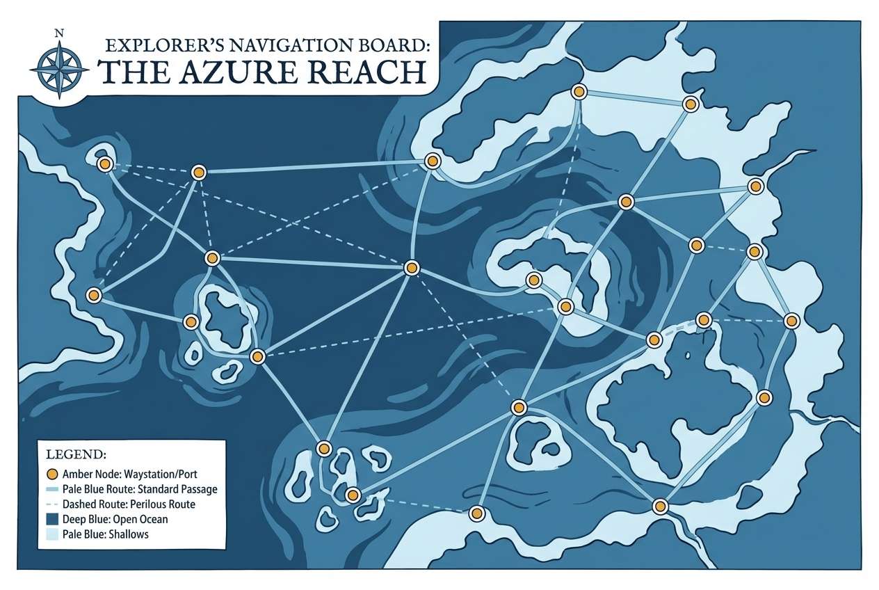 route board map design