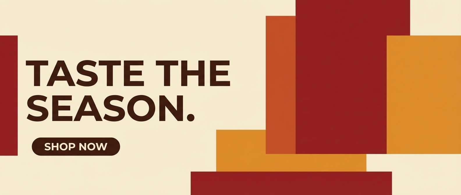 seasonal promo web banner