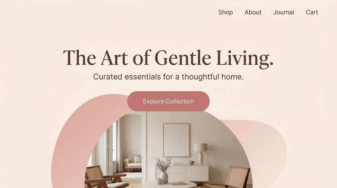 blush adobe website hero