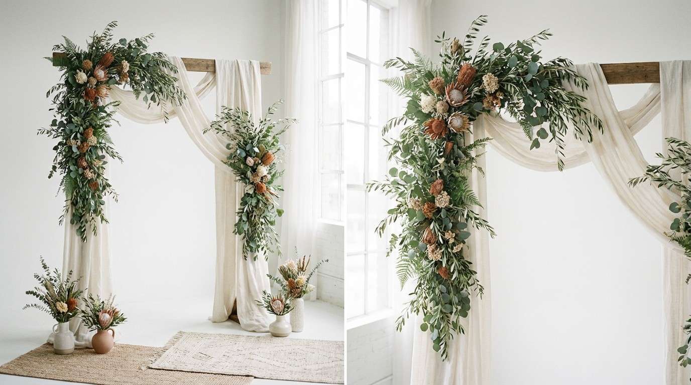 eucalyptus arch styling