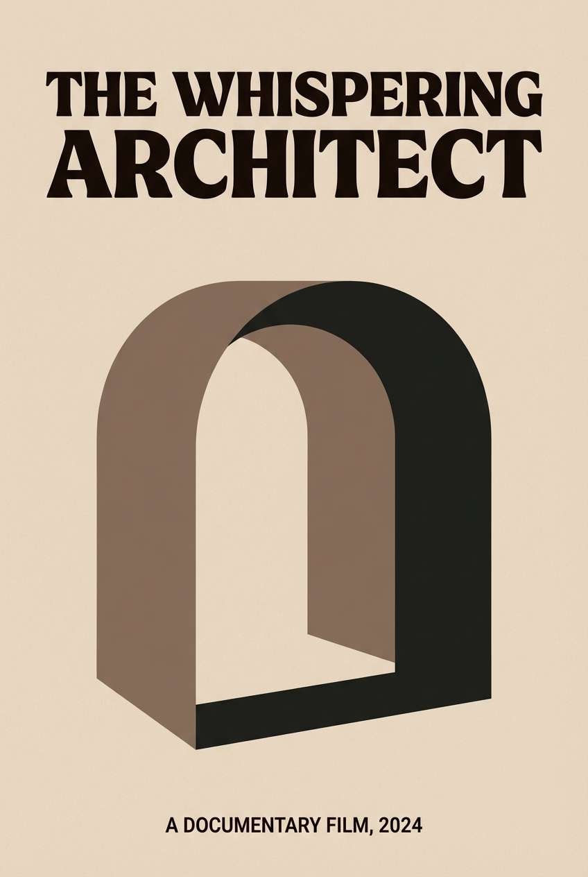 moody warm neutral poster