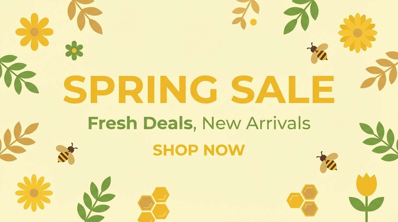 spring sale header