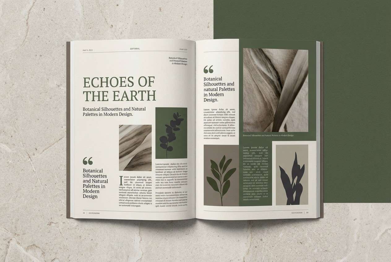 editorial spread layout