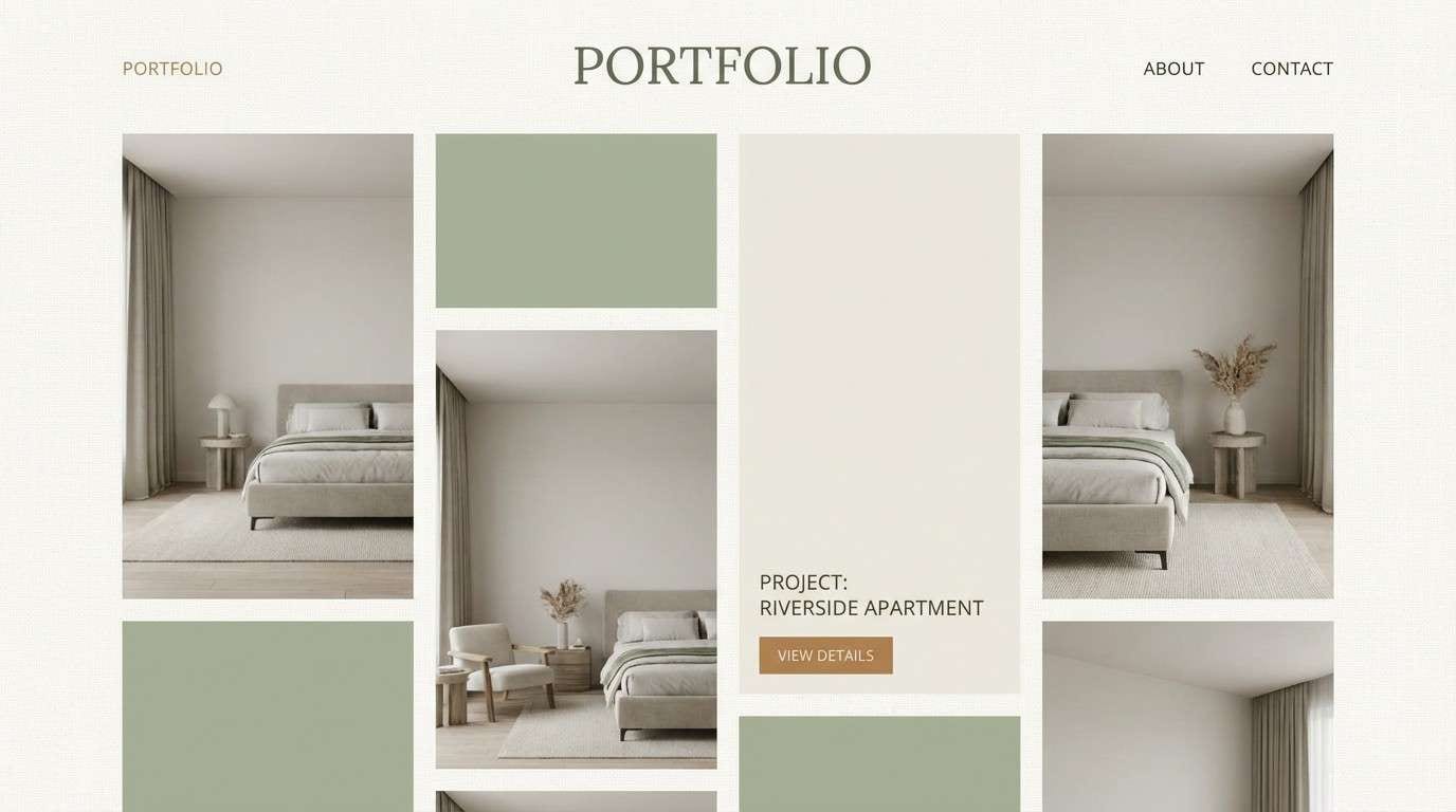 interior portfolio layout