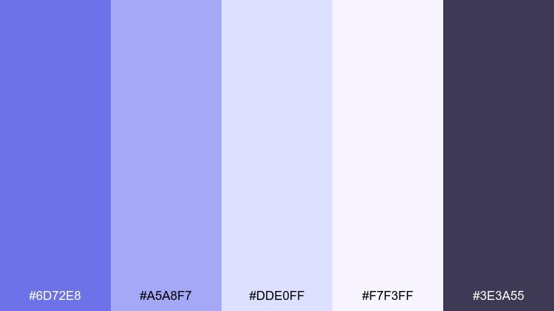 botanical lavender mist blue lavender color palette with hex codes