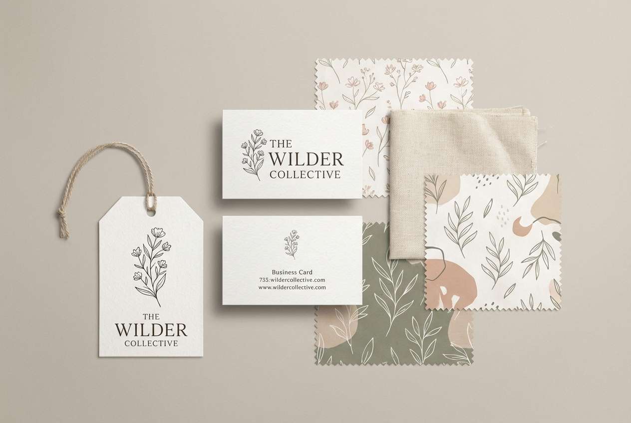 dusty mauve mocha branding