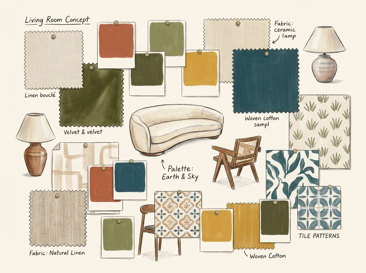 boutique hotel mood board