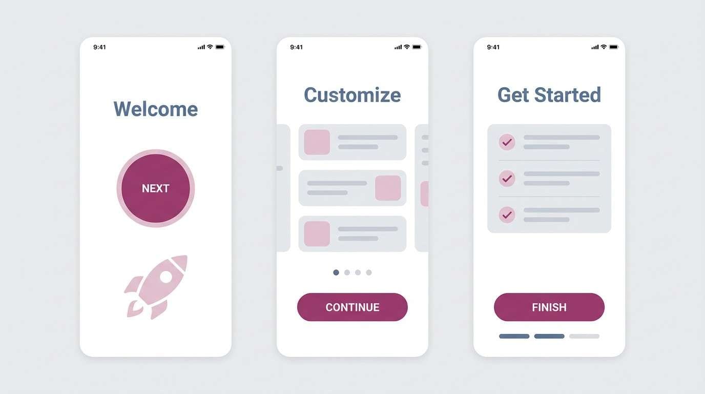 onboarding ui screens