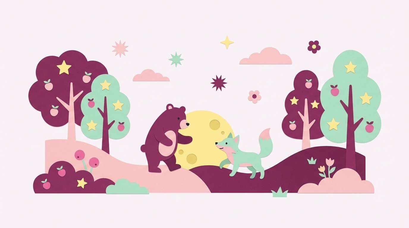 playful storybook illustration