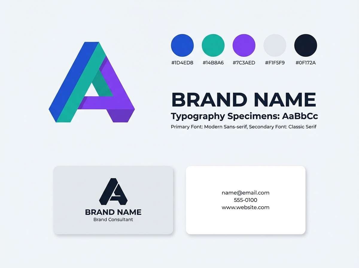 brand identity board