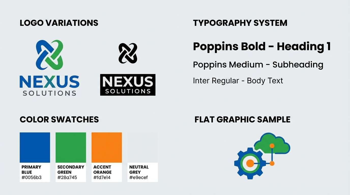 minimal purple brand kit