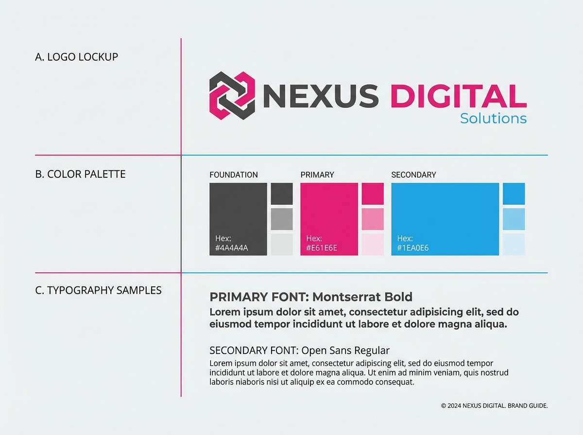 brand mini guide layout