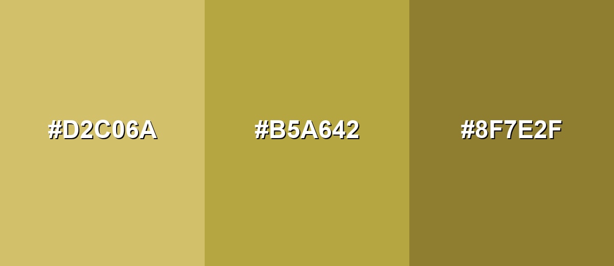 analogous color for brass-color
