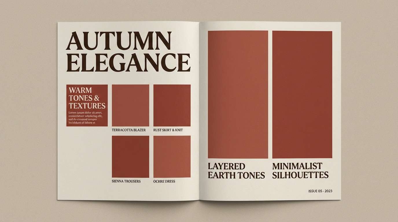 fashion lookbook layout