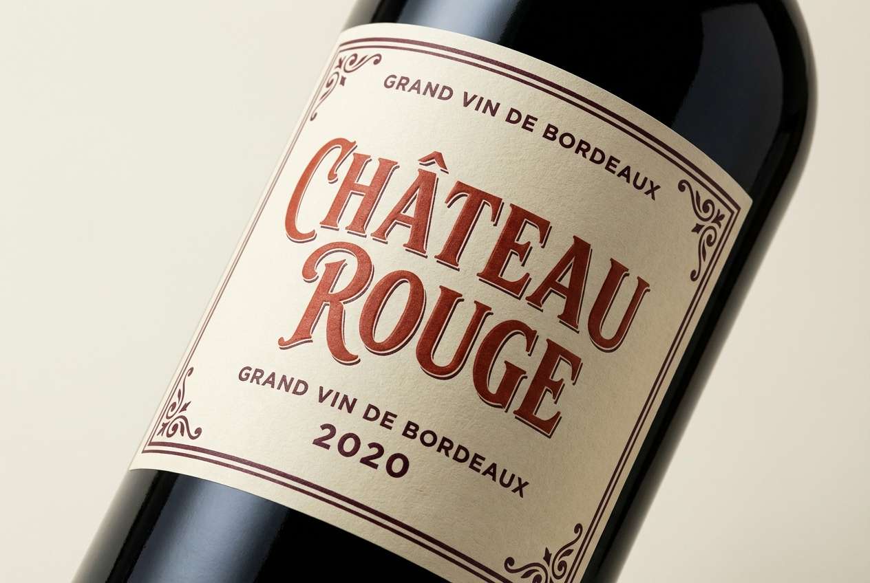 premium wine label design