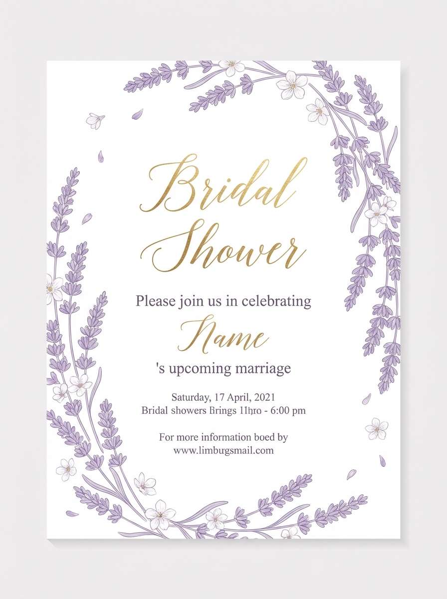 bridal shower invite