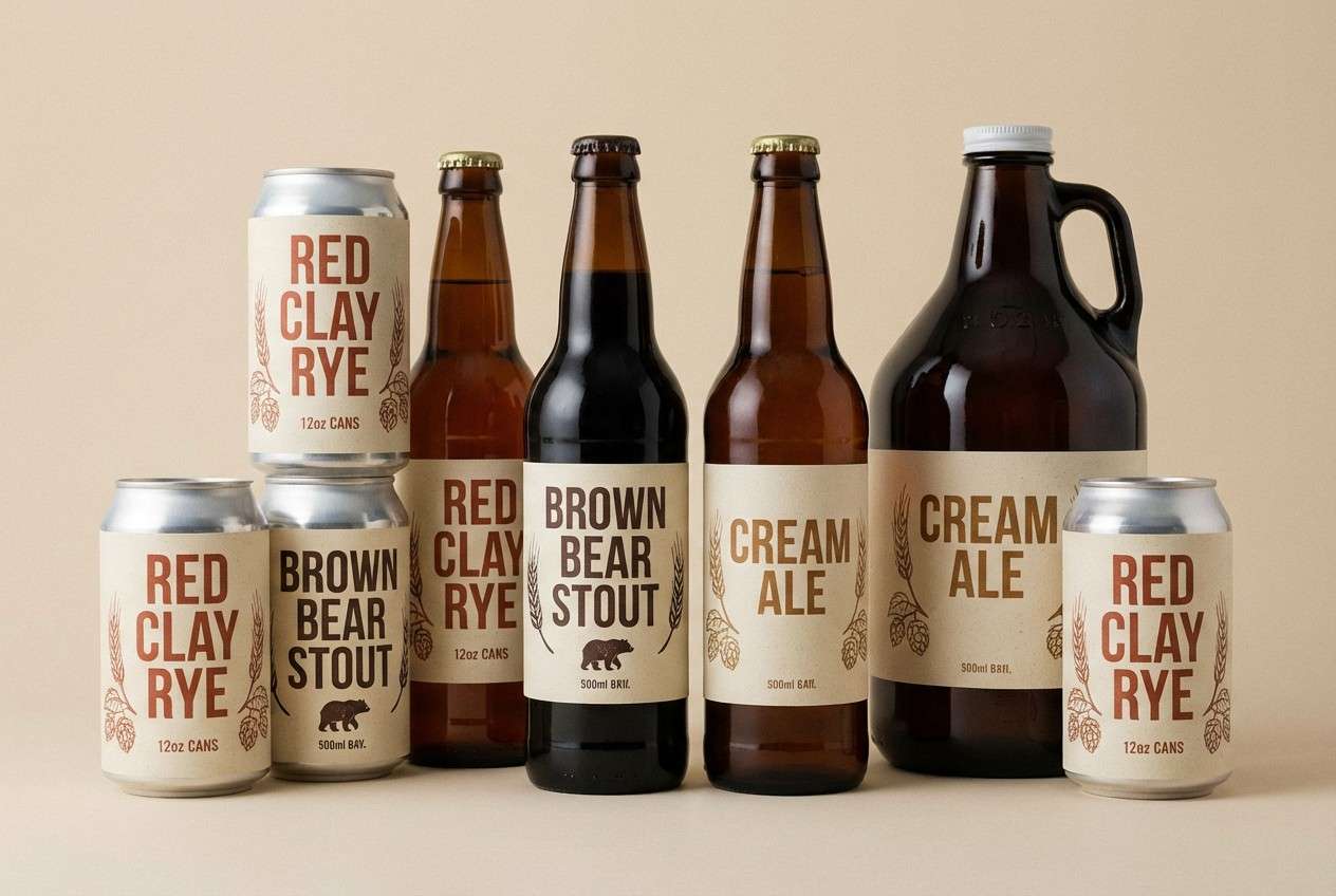 craft brewery labels