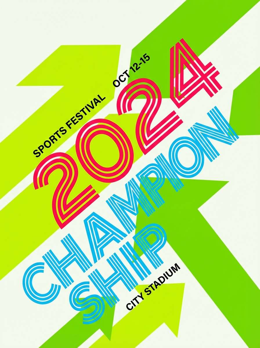 sports poster graphic