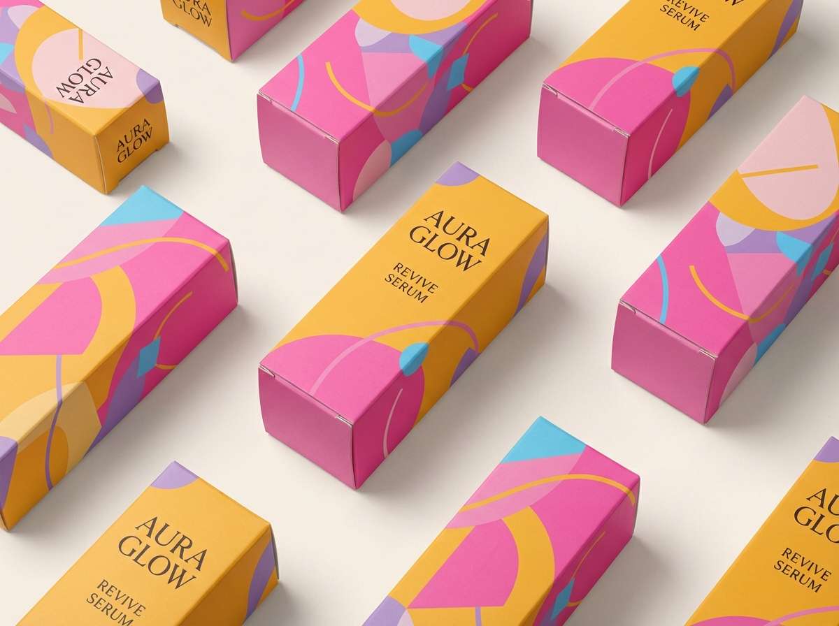 beauty packaging studio shot