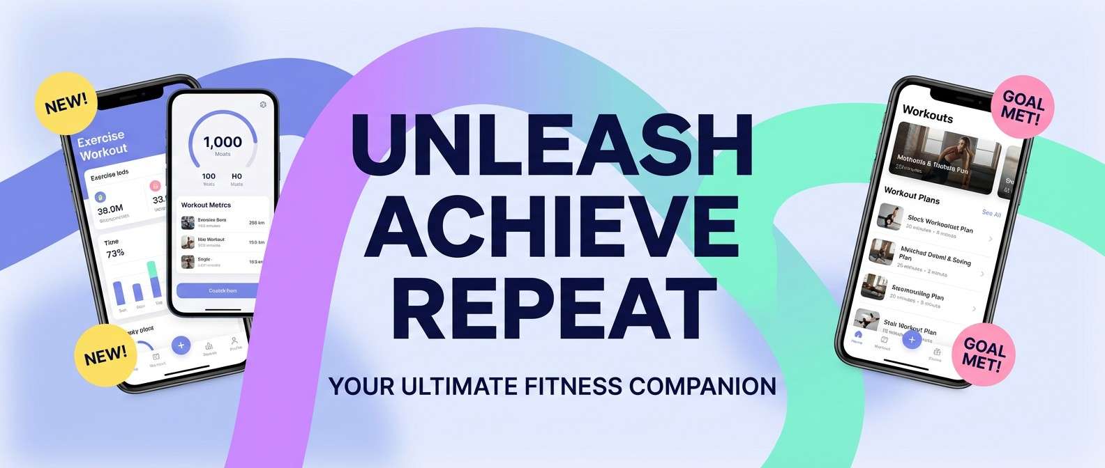 fitness promo banner graphic