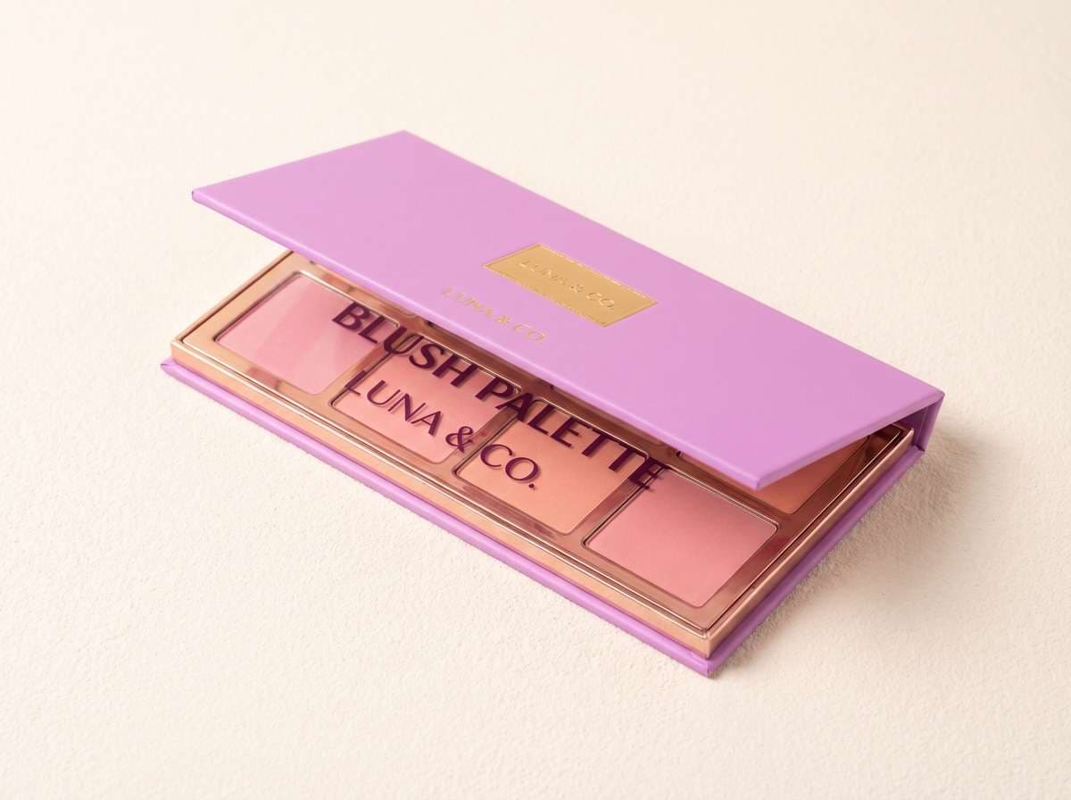 lavender makeup packaging