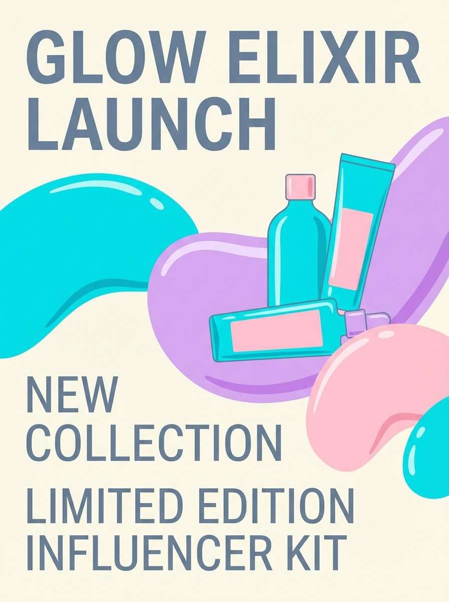 beauty launch poster