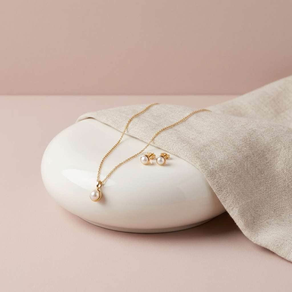 bronze rose quartz jewelry