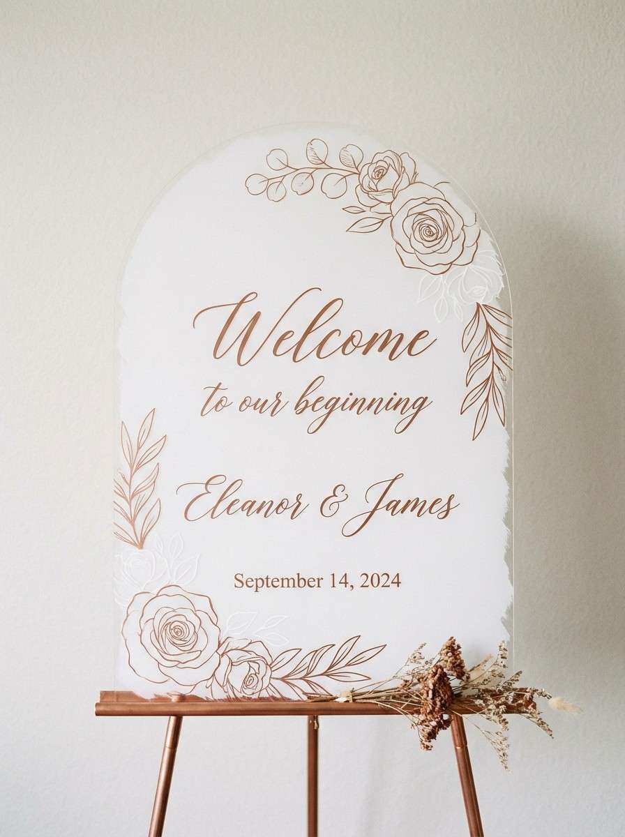 wedding welcome sign