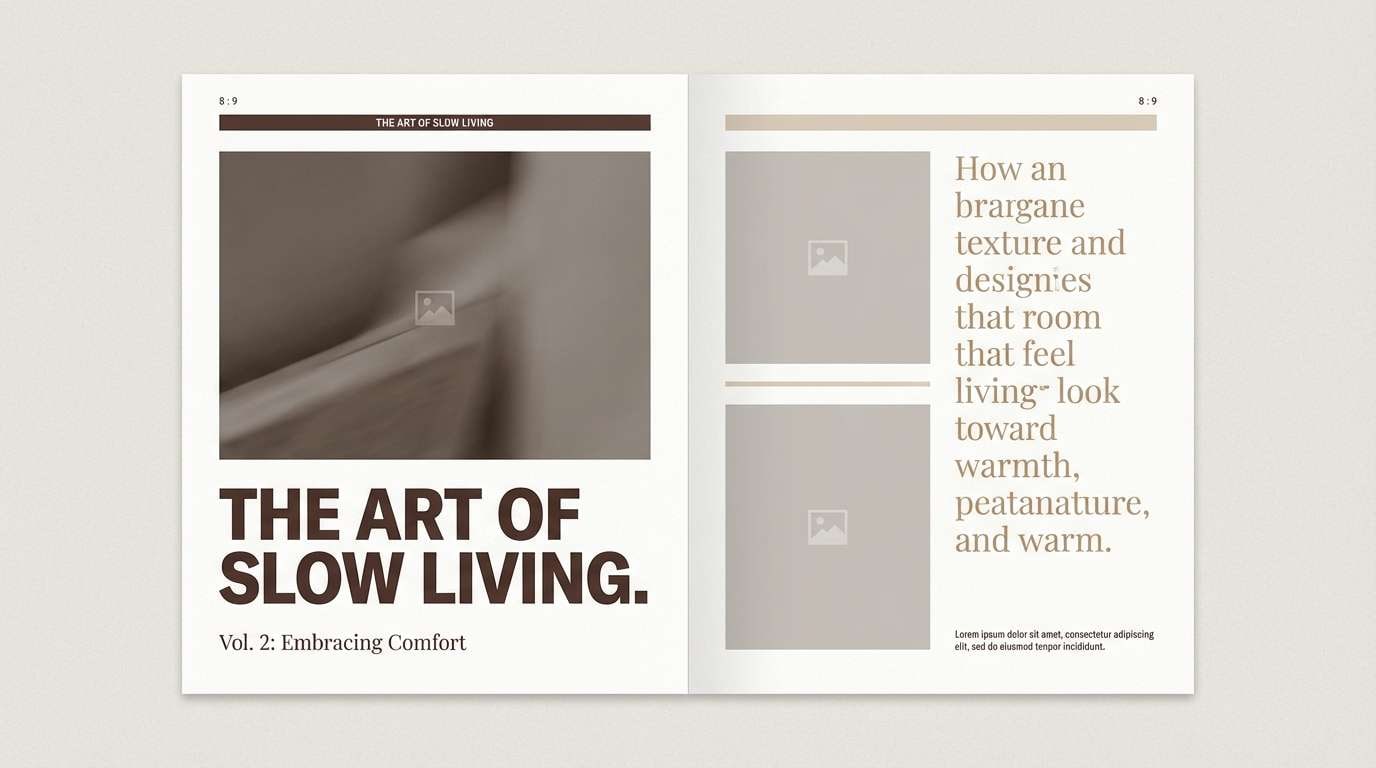 moody editorial spread