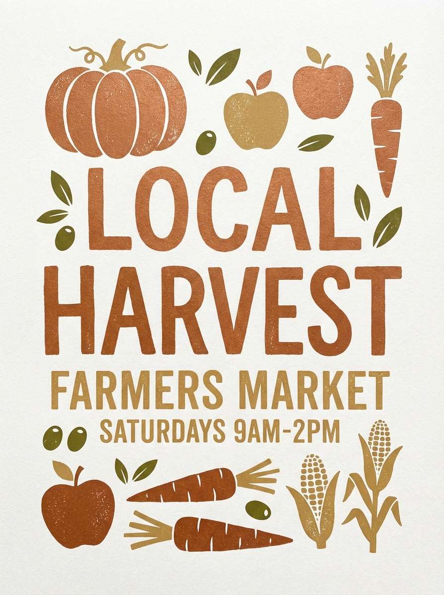 farmers market poster