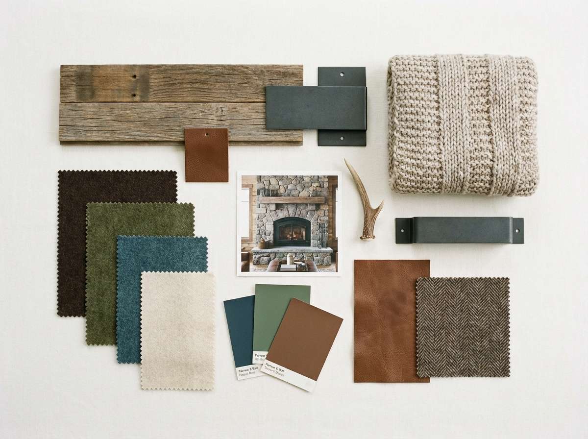 cabin decor mood board