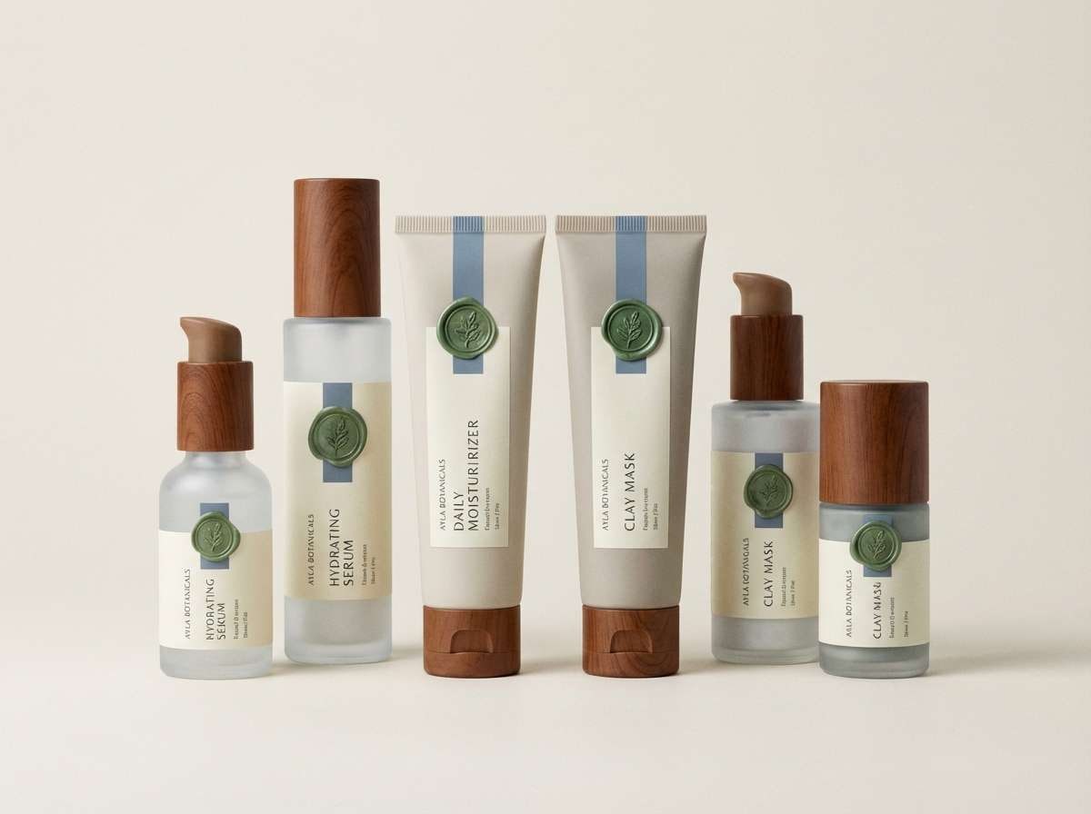 skincare packaging set
